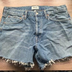 Agolde Parker Long Loose Vintage Shorts - 30